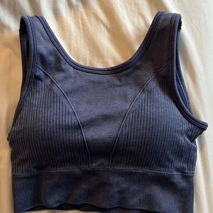 Blue bra top. Adult small